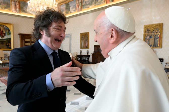 El Papa Francisco y Javier Milei se reúnen en el Vaticano Santa Sede 2024