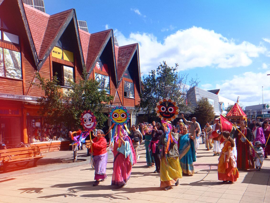 ISKCON Coyhaique Celebró su Festival Anual Ratha Yatra de la India Chile 2024