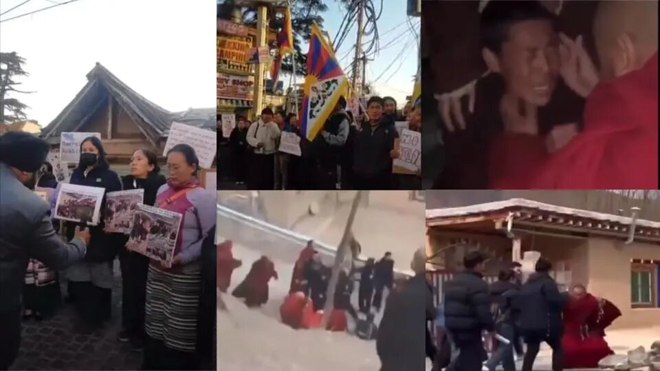 Un centenar de monjes budistas detenidos por protestar contra una presa China 2024