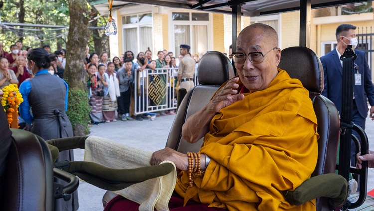 El Dalai Lama otorga la bendición Mahakala India 2024