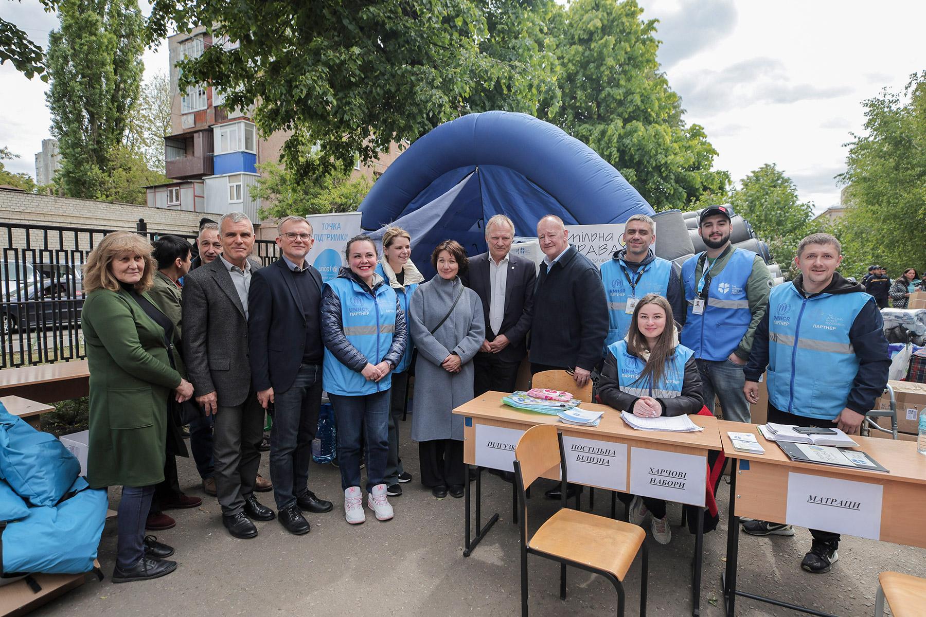Los dirigentes de la Federación Luterana Mundial visitan Ucrania Ucrania 2024