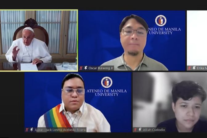 El Papa Francisco mantiene un encuentro “online” con jóvenes de Asia Santa Sede 2024