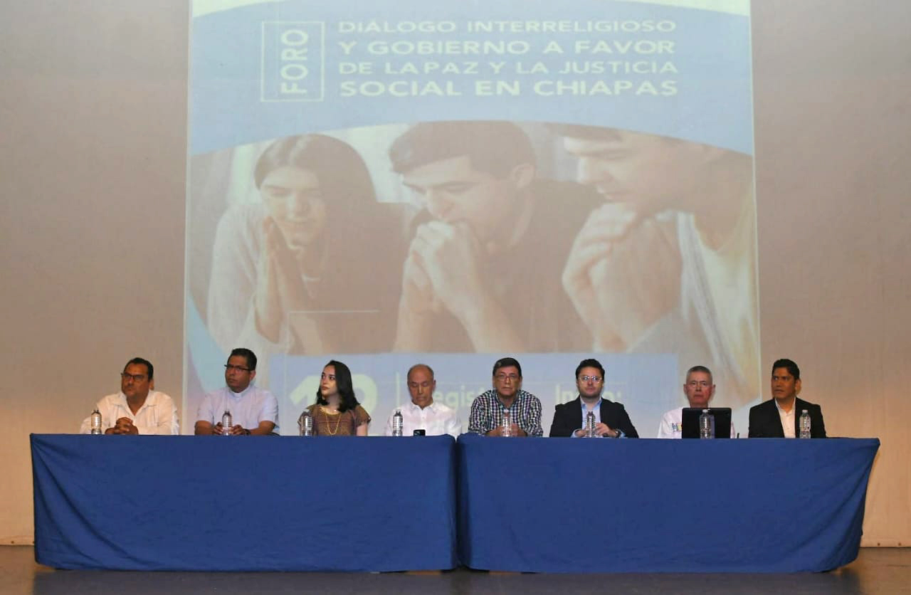 Chiapas celebra el Día de la Tolerancia con el foro Diálogo Interreligioso y Gobierno en Favor de la Paz