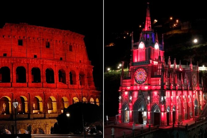 Iglesias y monumentos de América Latina se iluminarán de rojo por los cristianos perseguidos Internacional 2024