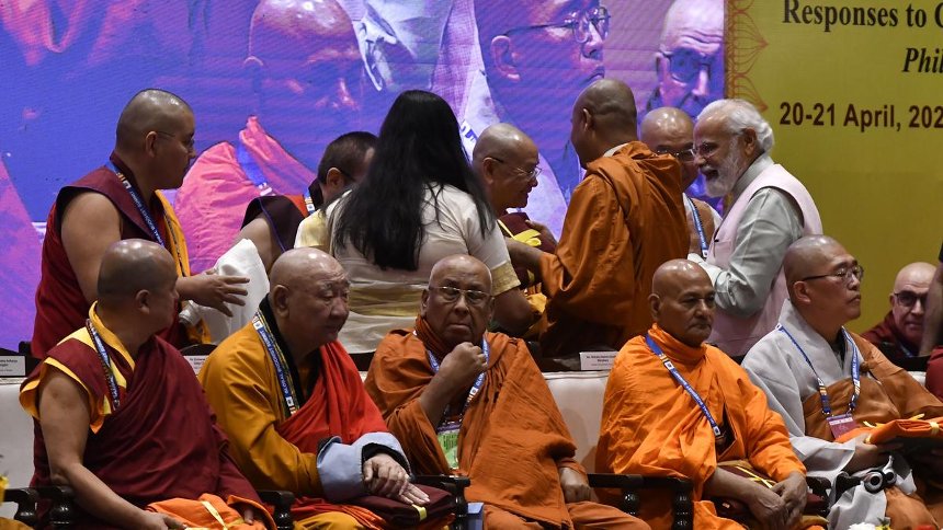 Realizan cumbre budista asiática para tratar temas budistas contemporáneos India 2024