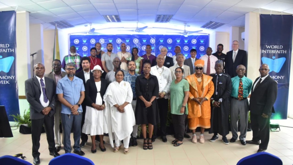 La Iglesia de Jesucristo organiza el inicio de la Semana Mundial de la Armonía Interreligiosa Guyana 2025