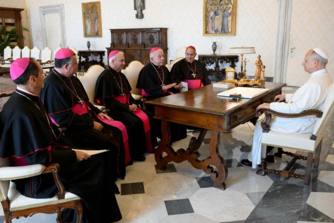 El Papa León XIV se reúne con el Consejo de Presidencia de la Conferencia del Episcopado Mexicano Santa Sede 2025