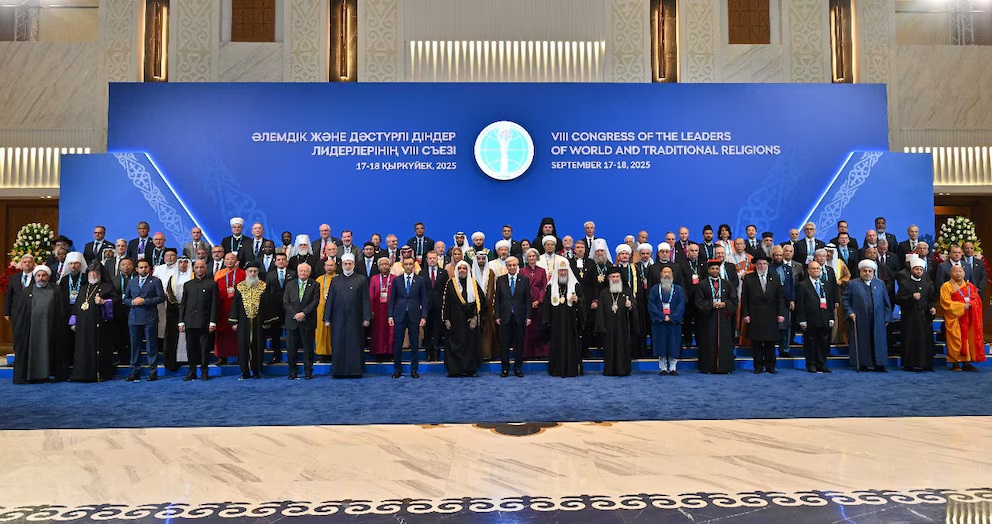 Líderes religiosos de 60 países se reunieron para impulsar la paz global Kazajistán 2025