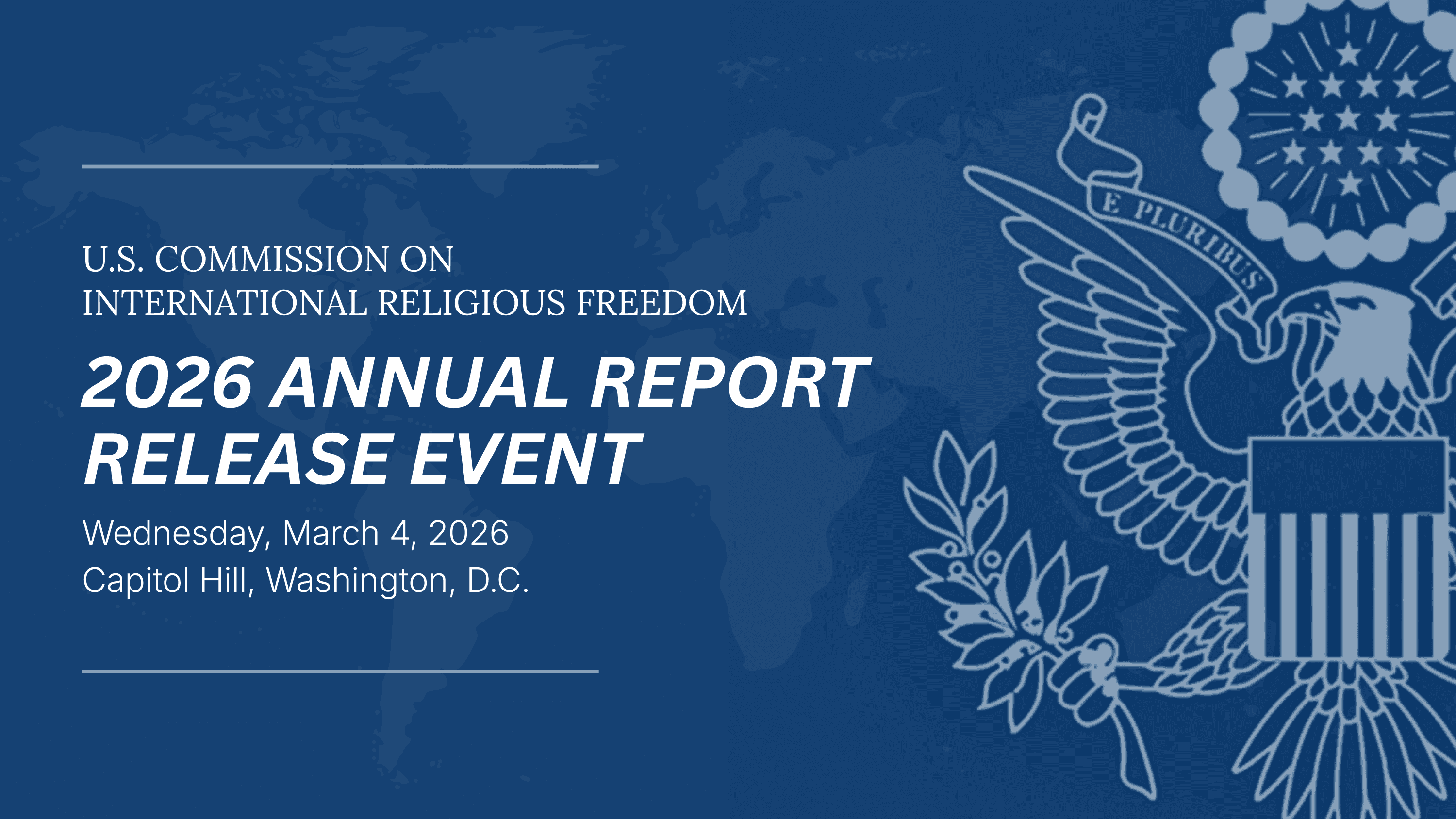La USCIRF publica su informe anual de 2026