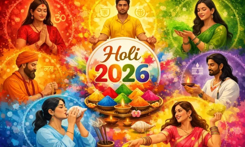 Celebran el Holi 2026 India 2026