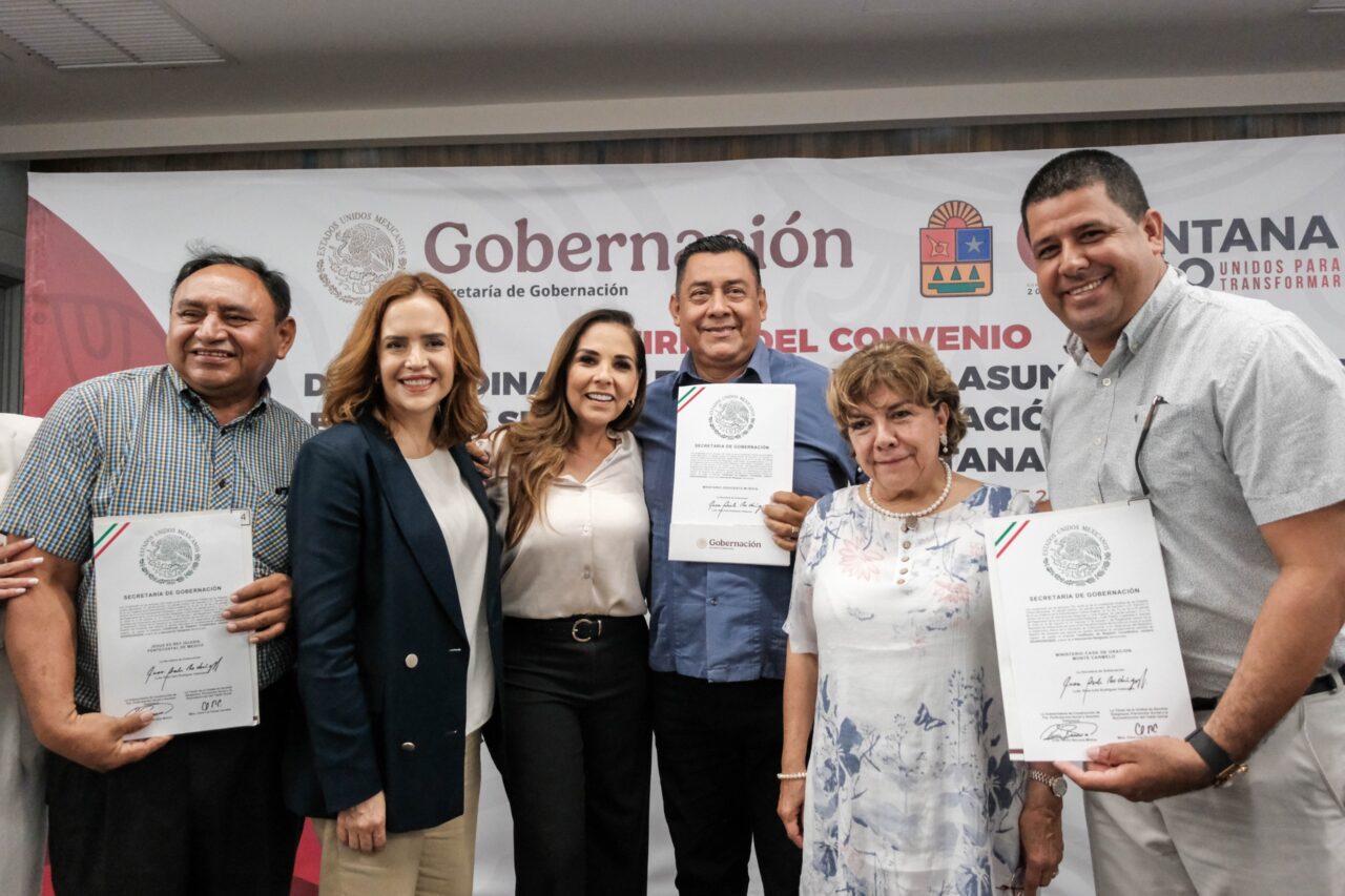 Firma de convenio impulsa la promoción de la libertad religiosa en Quintana Roo