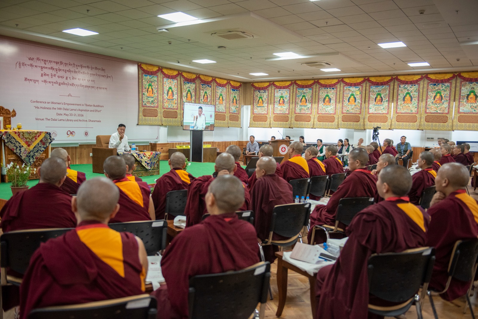 Concluye la conferencia de dos días sobre el empoderamiento de la mujer en el budismo tibetano India 2026