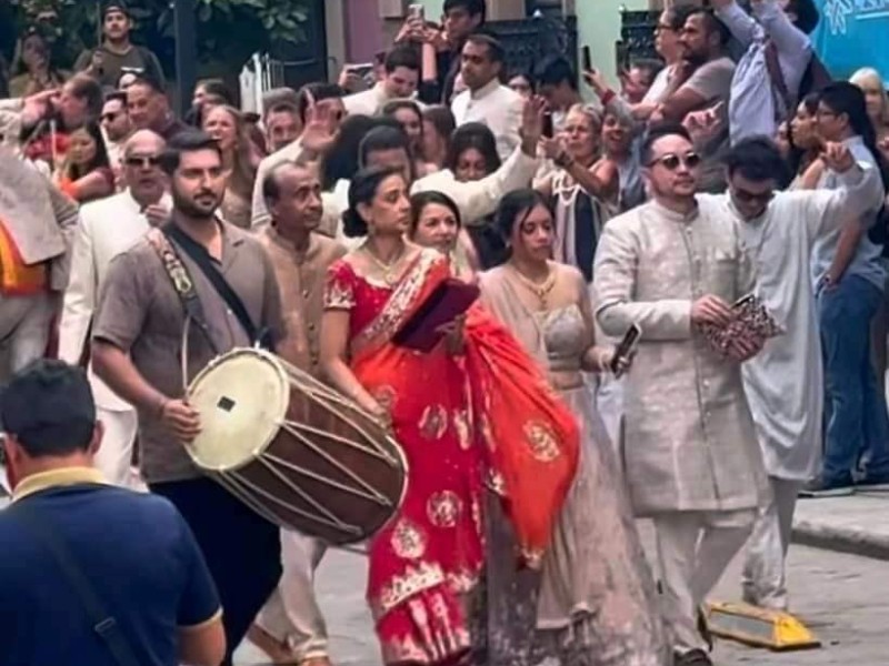 Celebran boda Hindú en el Centro Histórico de Oaxaca México 2026
