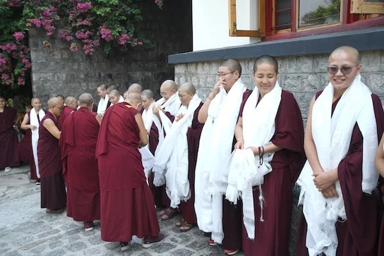 Otro nuevo récord de monjas budistas que se presentan a los exámenes de geshema en Dharamsala este año India 2026