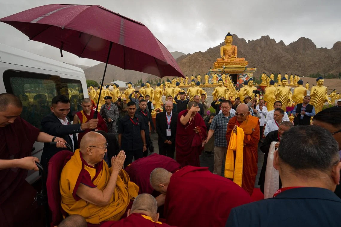 El Dalai Lama realiza su primera visita al Centro Internacional de Meditación Mahabodhi en 32 años India 2026
