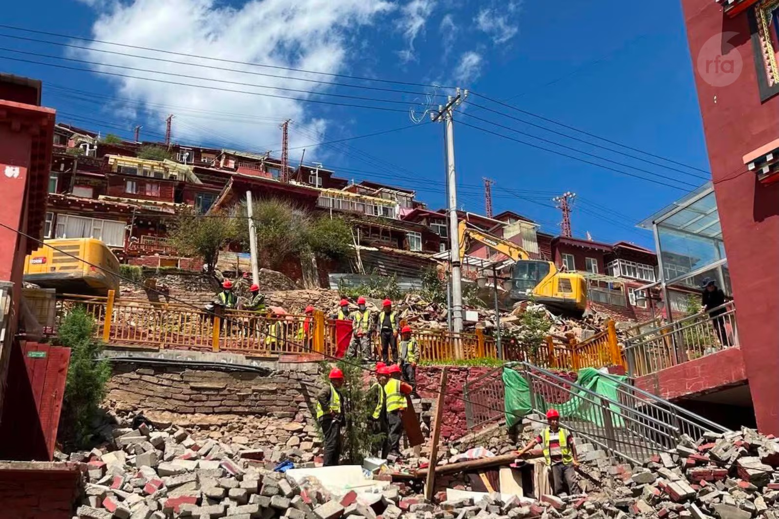 Pekín reanuda la demolición de una importante academia budista tibetana Tíbet