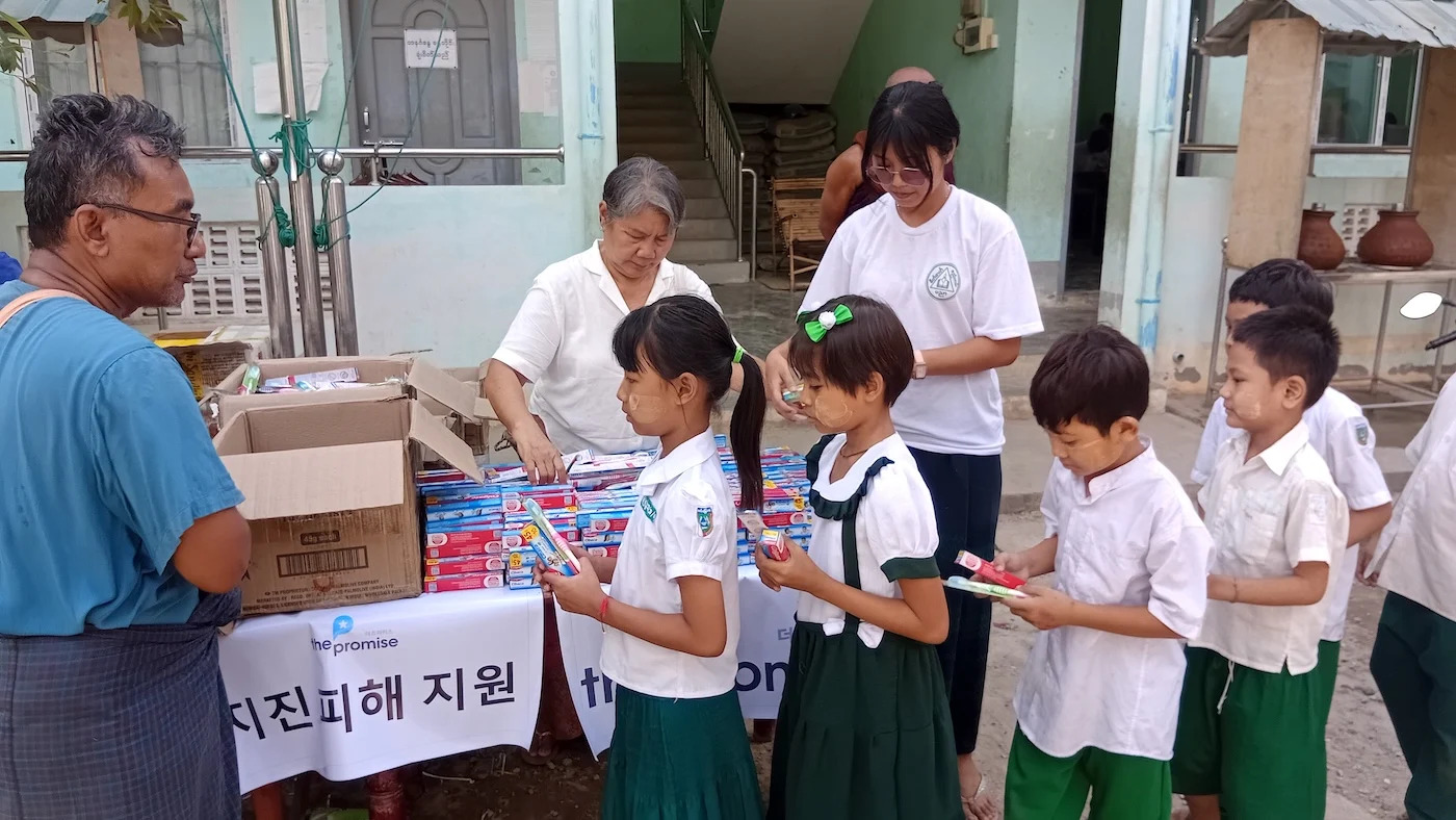 Budismo comprometido: la ONG coreana ThePromise lleva ayuda humanitaria a comunidades de Myanmar